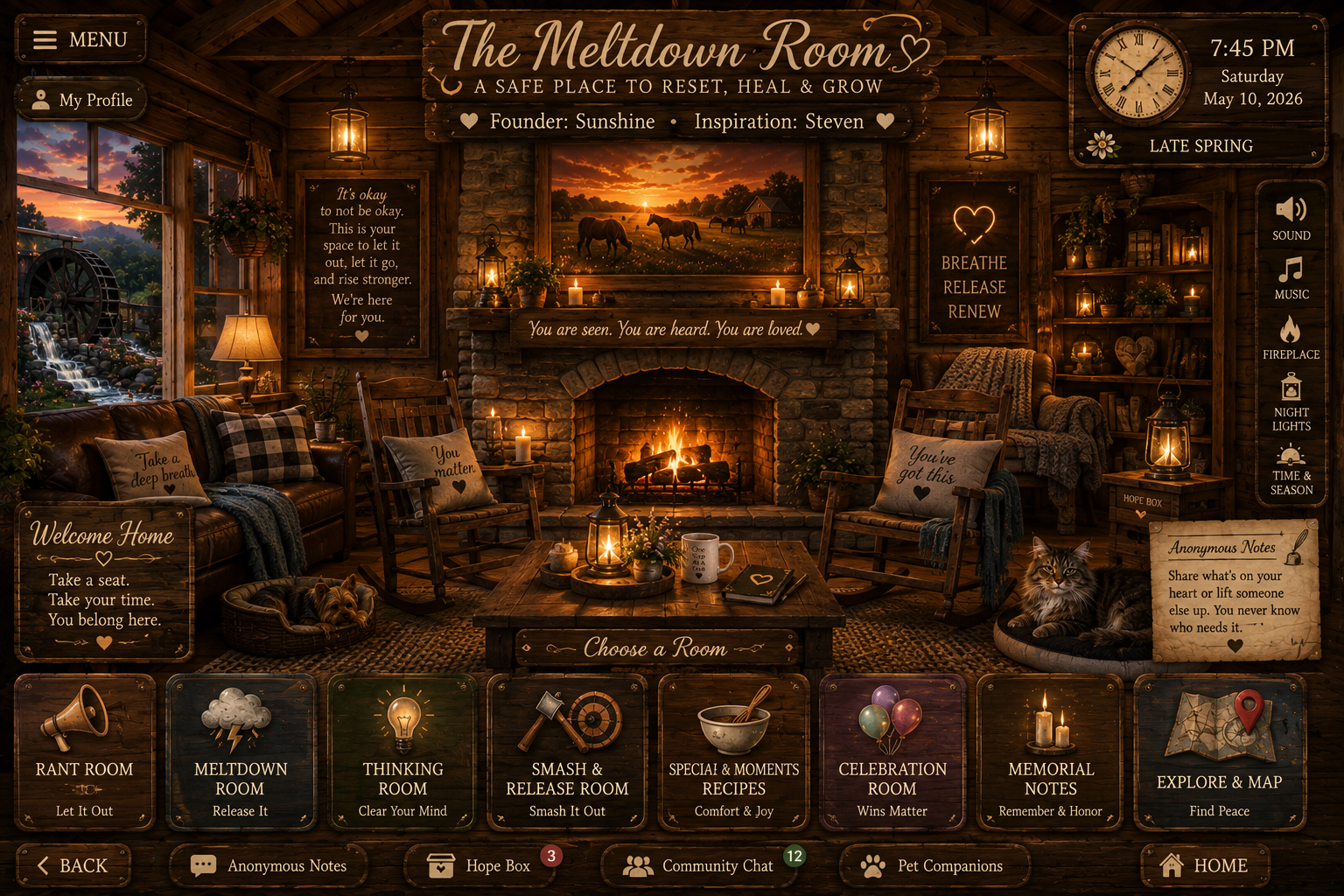 The Meltdown Room Great Room